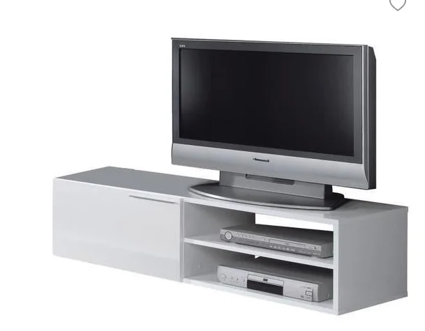 Tv Stand Tv Cabinet White Living Room Furniture Modern Tv Table Entertainment Monitor Stand Flat Screen Monitor Riser Console