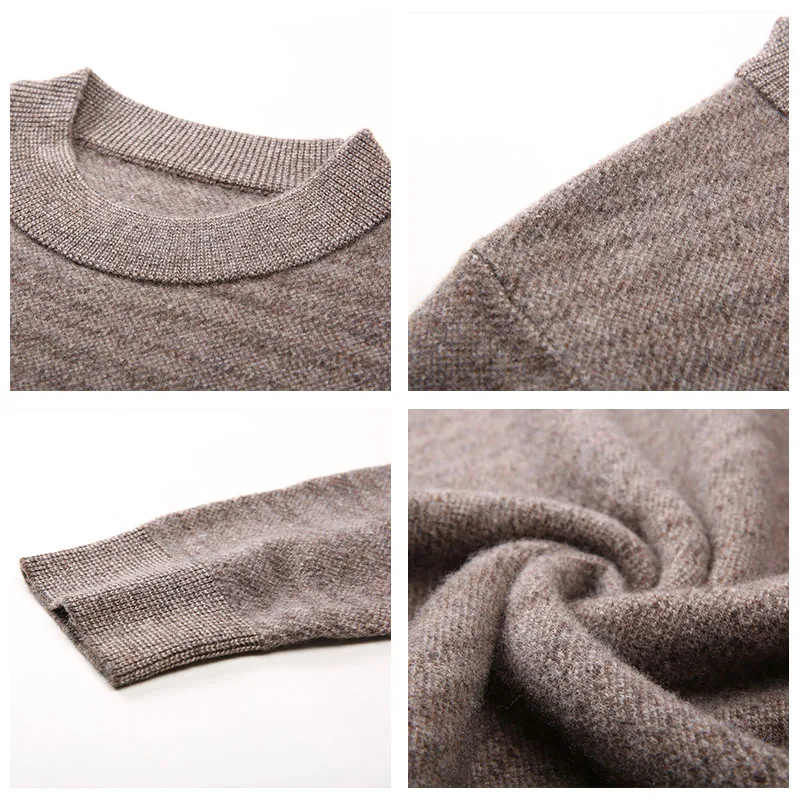 COODRONY Brand Sweater Men 100% Merino Wool Pullover Men Thick Warm Winter Sweaters Soft Cashmere Casual O-Neck Pull Homme 93032 COODRONY Brand Sweater Men 100% Merino Wool Pullover Men Thick Warm Winter Sweaters Soft Cashmere Casual O-Neck Pull Homme 93032