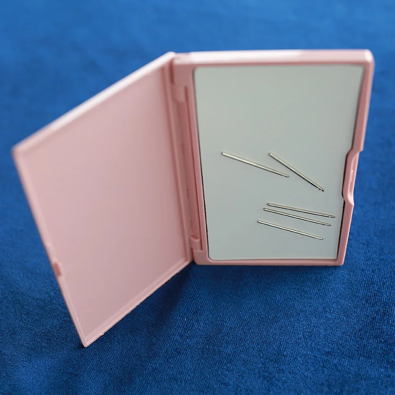 Коробка для хранения Швейных игл магнитный держатель розовый квадратный