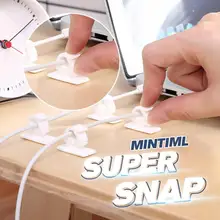 

Multifunctional Hanging Clip Chargers USB Cables able Holder with Adhesive Secured Base Easily Mounted to Desk Wall Table