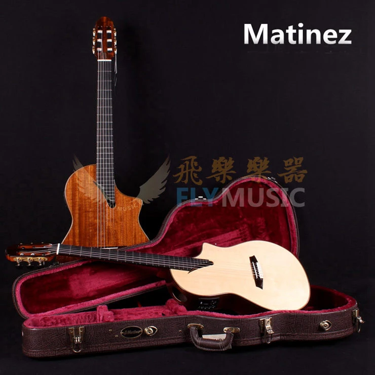 Martinez MSCC-14RS/MS/OV для профессионального сценического использования cross OV er Классическая гитара с fishman 301 EQ, Классическая электрогитара
