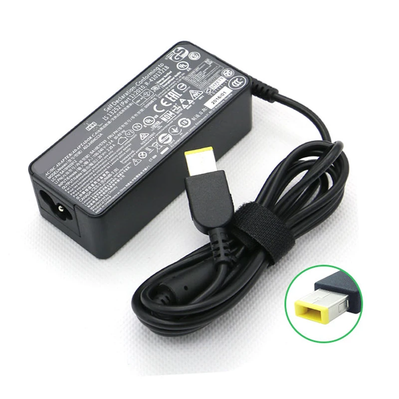Portátil para Lenovo Adaptador de Energia Carregador Adaptador ac Adlx45ndc2a Adlx45ncc2a Adlx45dlc3a 5a10h03910 45n0492 45n0300 20v 2.25a 45w - Imagem 2