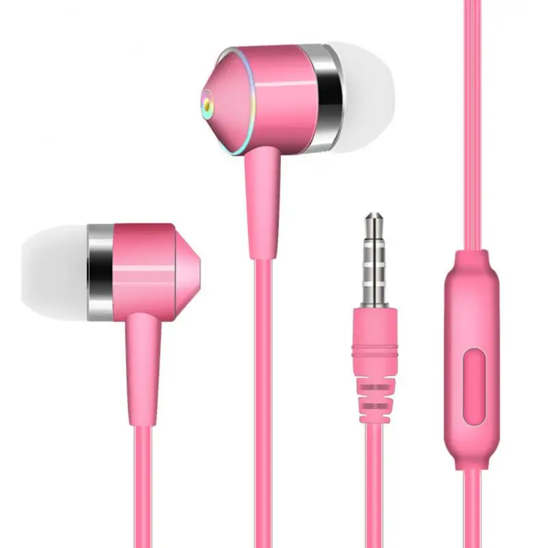 Портативный сабвуфер стерео гарнитура In-Ear Мобильный телефон наушники с пшеницы