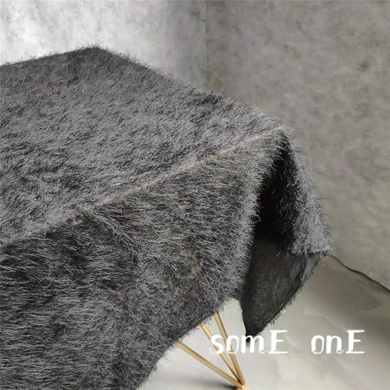 태슬 자수 거즈 원단 블랙 프린지, DIY 패치워크 배경 장식, 레이스 푹신한 스커트, 원피스 의류 디자이너 원단