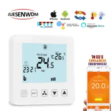 Охлаждающий нагревательный вентилятор с катушкой градусов термостат wifi google home с управлением вентилятором по температуре