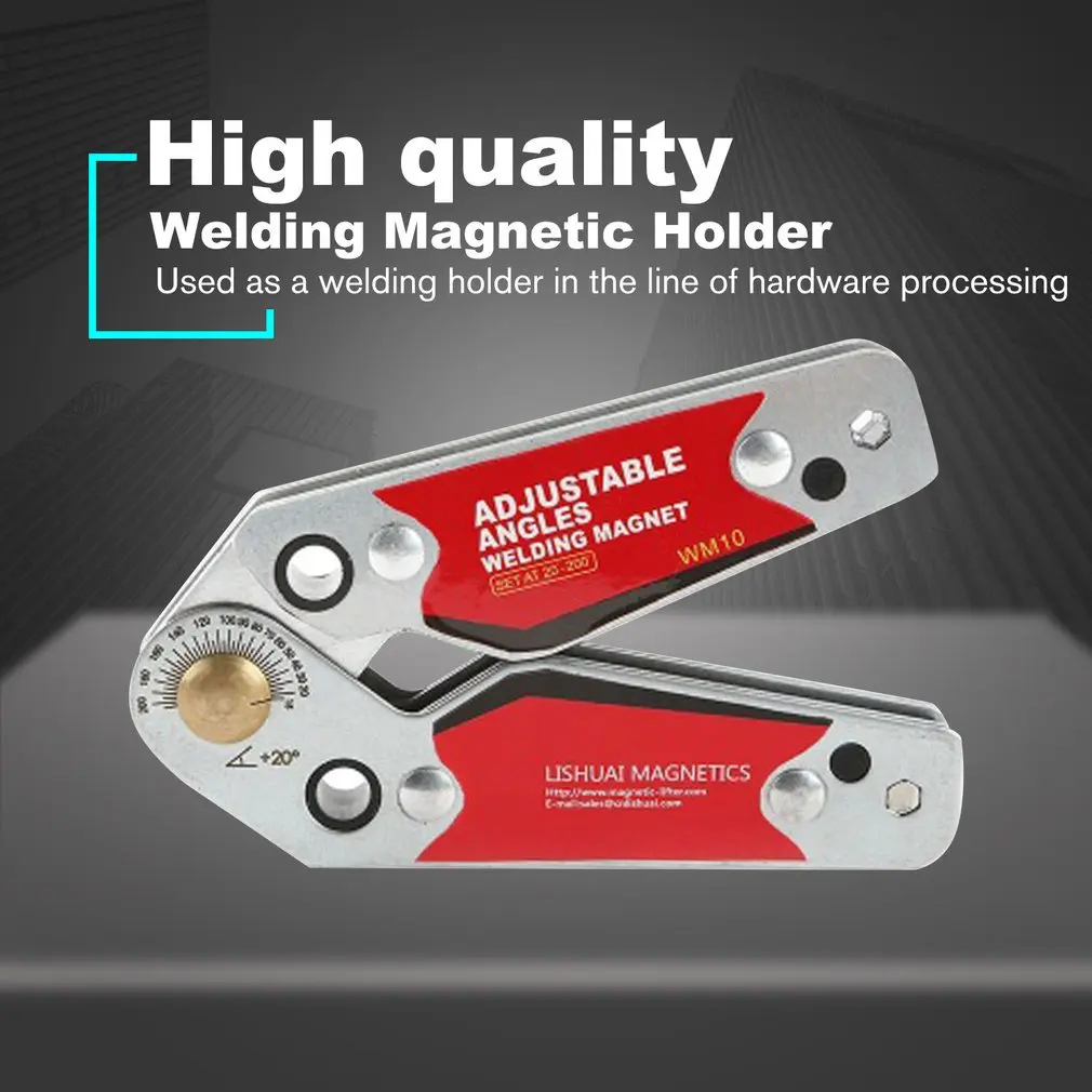 

Magnetic Holder Fixator Corner Welding Magnets 20-200 Degree Adjustable Angles Magnetic Clamp Welding Holder WM10