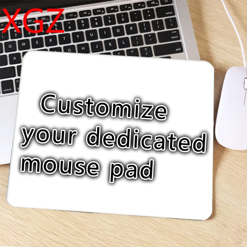 

XGZ Customized Personalized Your Own Photo Picture Design Mousepads Unique DIY on Rectangle Rubber Mouse Pad Mat PC Computer