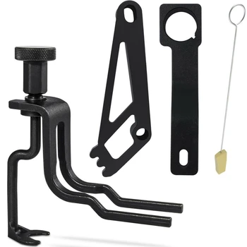 

SHGO HOT-Crankshaft Cam Phaser Timing Chain Valve Spring Compressor Tool Kit Set Fits for Ford