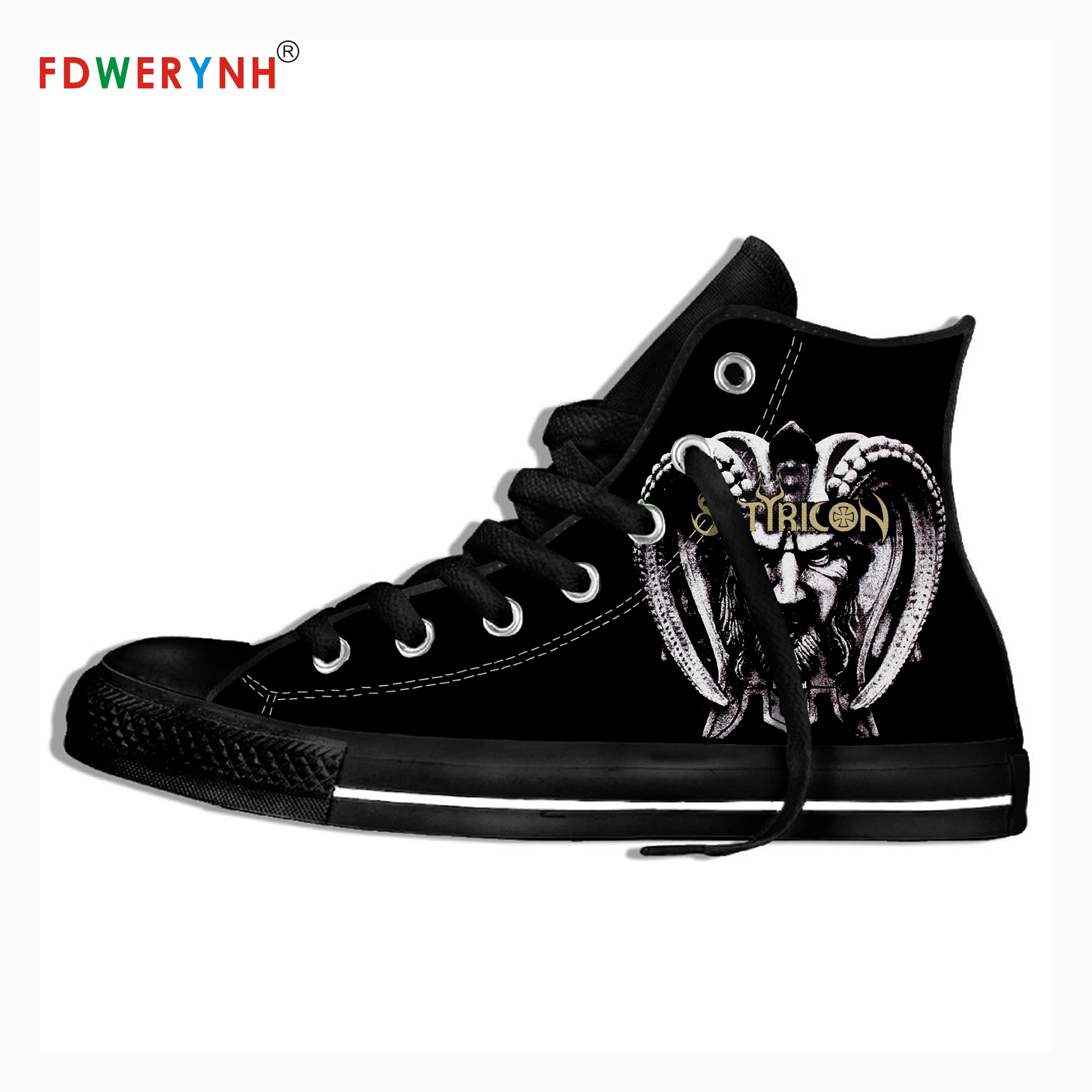

Men's Casual Shoes Satyricon Band Most Influential Metal Bands of All Time 3D Pattern Logo Men Shoes