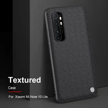 

Case for Mi Note 10 Lite NILLKIN Textured Nylon fiber case back cover for Xiaomi Note 10 Lite durable non-slip Thin and light