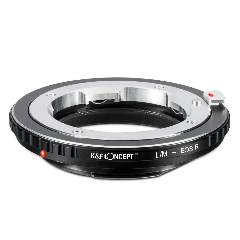 K & F Concept Adattatore Per Obiettivo L/M-Eos R Per Obiettivo Di Montaggio Leica M Per Fotocamera Canon Eos R Mount Rf Rp R1 R3 R5 R6 Mark2 R7 R8 R10