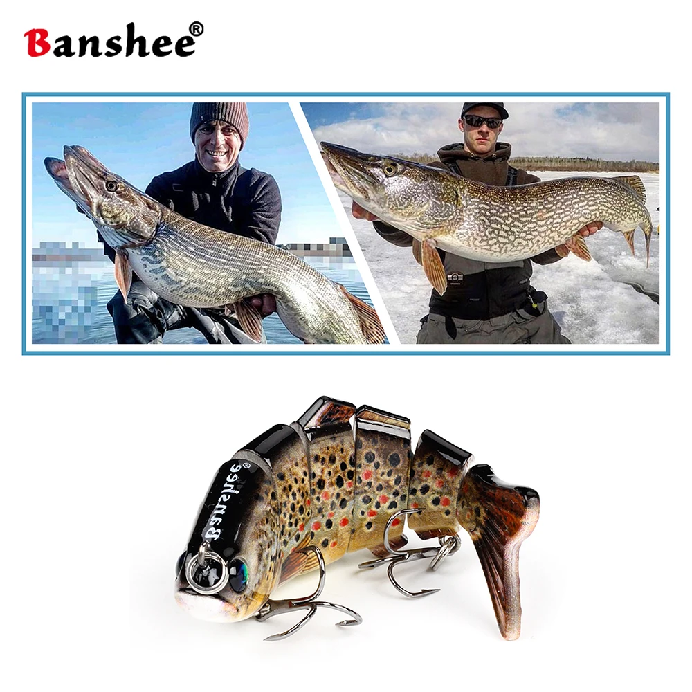 Banshee 6pcs/lot 65mm 10g GO-CM003 Small Bass Floating Fishing Lure Wobbler  Shallow Diving Crankbaits Hard Artificial Bait