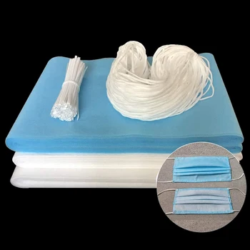

DIY Filter Fabric Handmade Three Layer Non Woven Materials Self-made Face Protection Made Mask Material Set Dustproof Antivirus