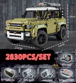 

new Guardian Off-road Vehicle Land Car Rover Technic Defender fit 42110 Model Building Blocks Bricks Toys Kid Christmas gift.