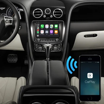 

Bentley CarPlay adapter for Continental Flying Spur car screen Android Auto interface adding map hand free phone music video box