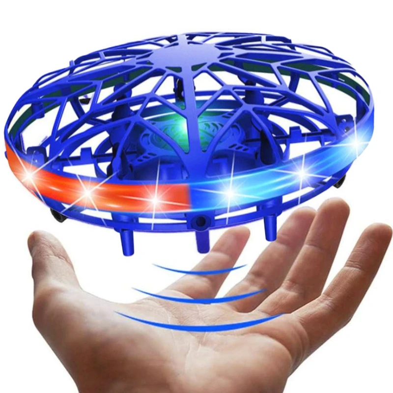 Flying Ball RC Helicopter Mini UFO Dron Aircraft Boys Hand Controlled Drone Infrared Quadcopter Induction Kids Saucer Toy | Игрушки и