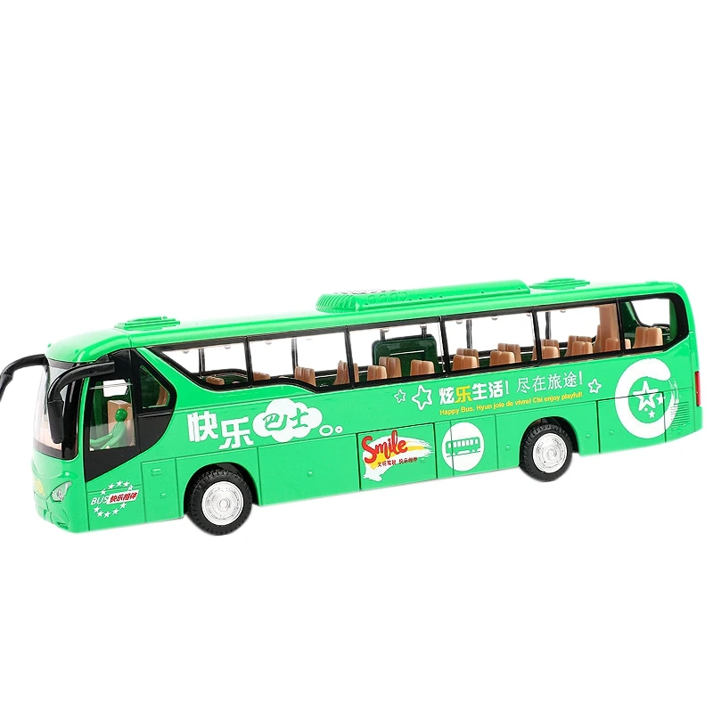 

Bus Toy Tram Indoor Collection Alloy Bus Model Interesting Desk Alloy Car Toy