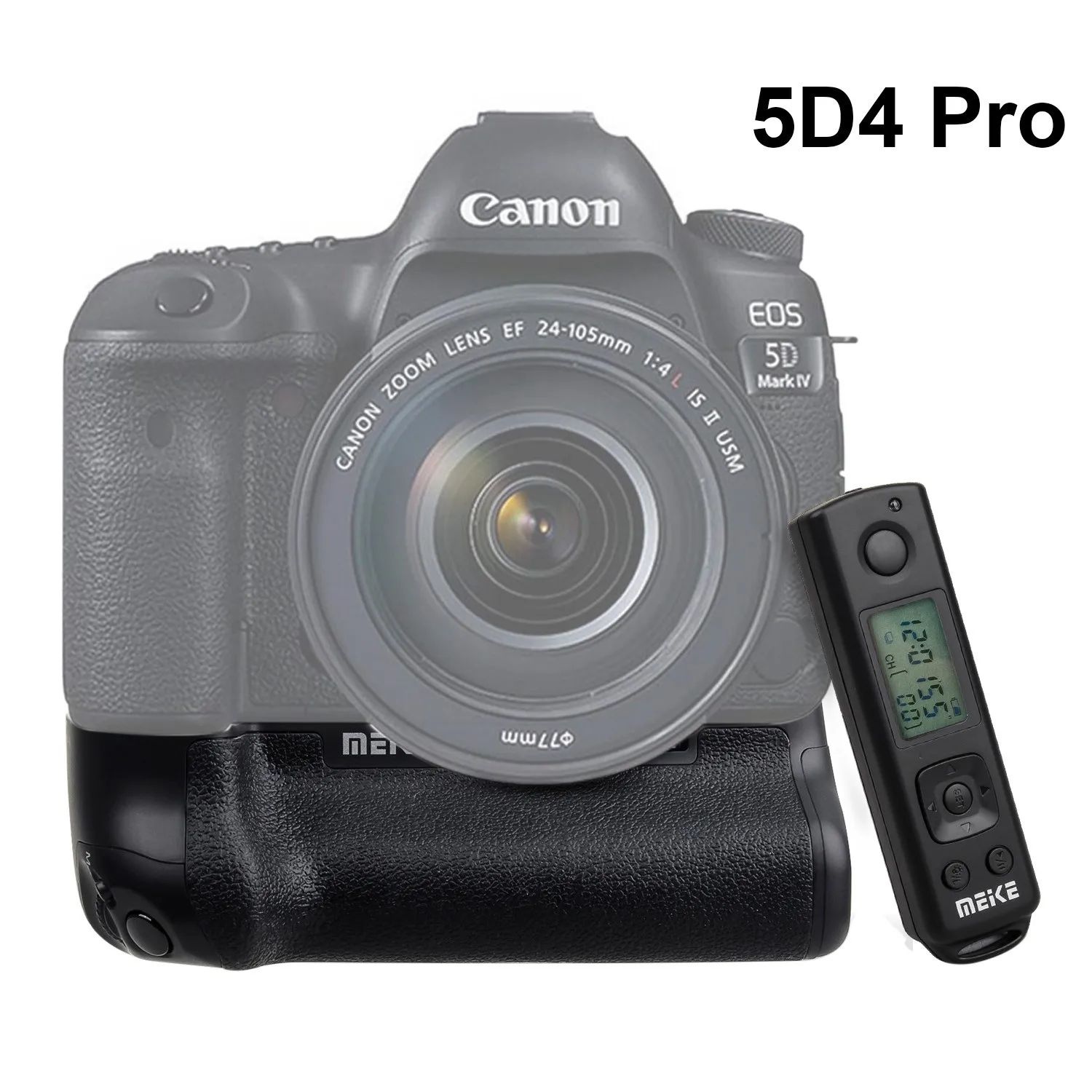 MEKE MK-5D4 Батарейная ручка для камеры Canon 5D Mark IV DSLR совместима с LP-E6 LP-E6N батареей как