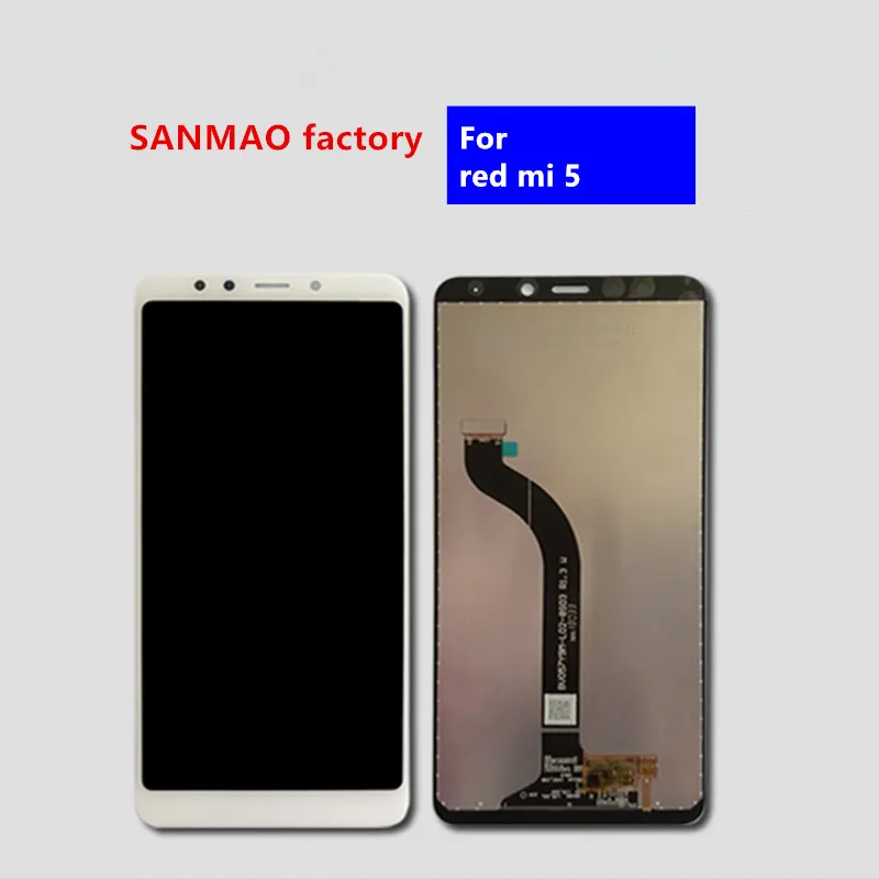 ЖК дисплей с рамкой для Xiao mi Redmi 5 сменный экран сборка экрана MDG1 MDTI MDI1|Экраны
