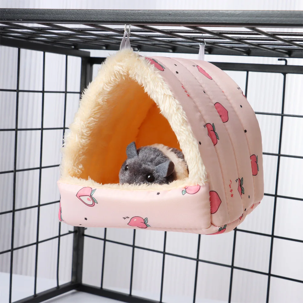Soft Plush Small Animal Bed for Hamster Rabbit Squirrel
