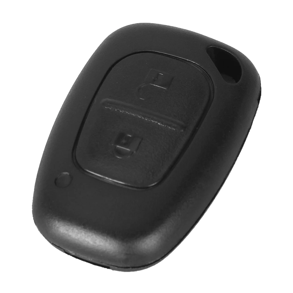 KEYYOU 2 кнопки дистанционного ключа автомобиля оболочка Крышка Брелок чехол для Vauxhall/Opel Vivaro/Renault Movano Trafic Renault Kangoo пустой - Количество кнопок: No Blade