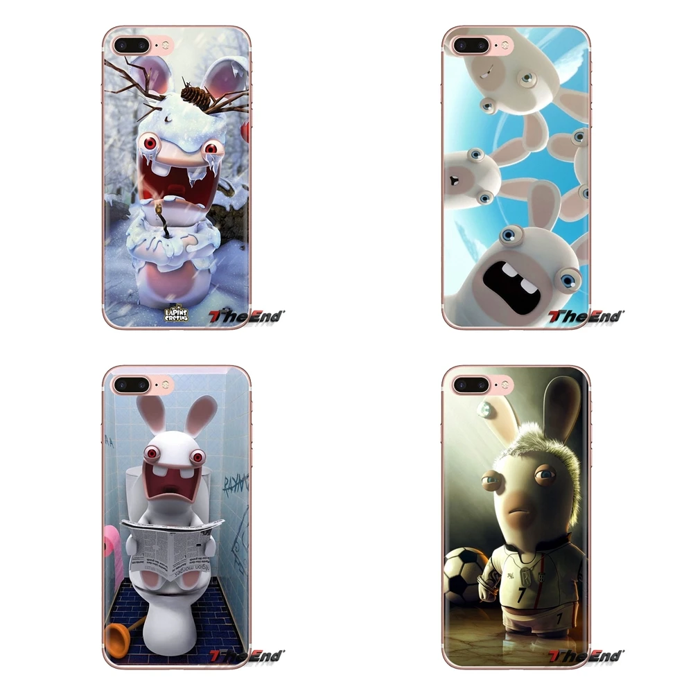 Rayman Raving Rabbids Games For iPod Touch Apple iPhone 4 4S 5 5S SE 5C 6 6S 7 8 X XR XS Plus MAX Soft Transparent Cases Covers |