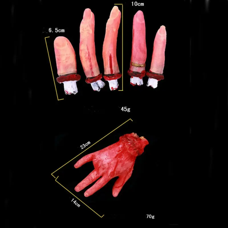 Совершенно кровавый ужас страшный Хэллоуин реквизит поддельные отрубленные руки ноги голова часть тела реалистичный реквизит праздничное украшения для косплея