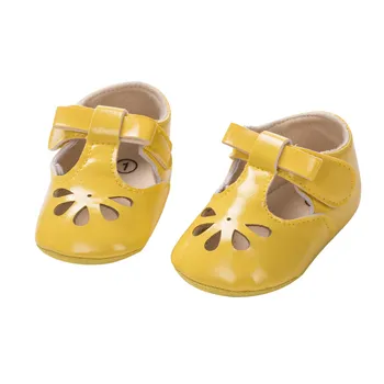 

Toddlers Baby PU Leather Hollow First Walkers Shoes Baby Moccasins Soft bottom Bebe Anti-slip Baby shoes 11-13cm