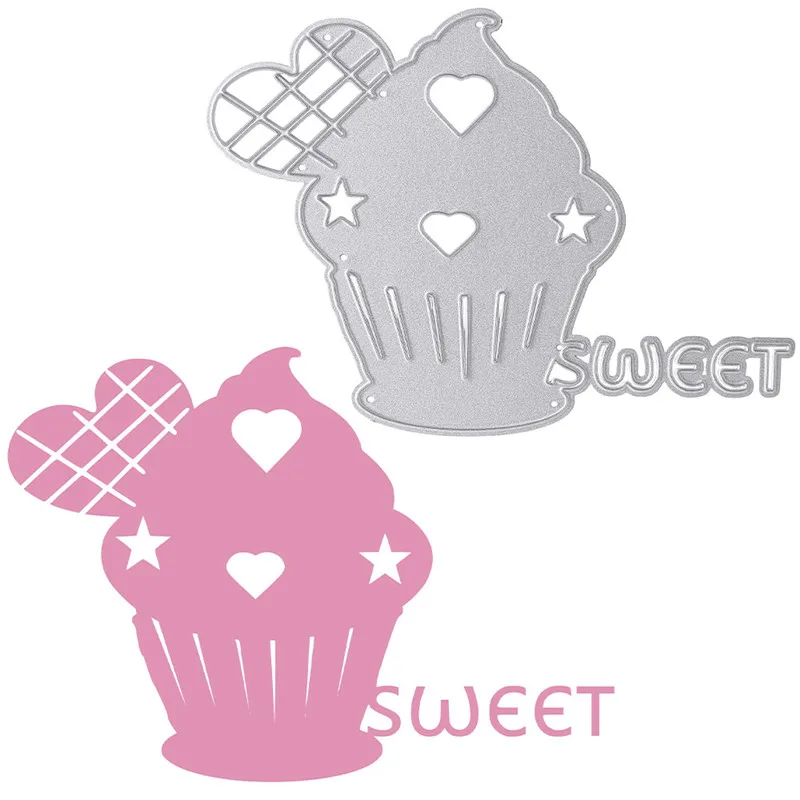 

InLoveArts Cup Cake Sweet Metal Cutting Dies Stencils for DIY Scrapbooking Embossing Paper Cards Die Cuts