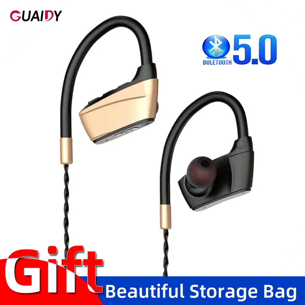 Bluetooth Wireless Earphone V5 0 6D Stereo Sports Headsets Earloop Universal Earbuds For Huawei Nova 4 iPhone X Music Microphone