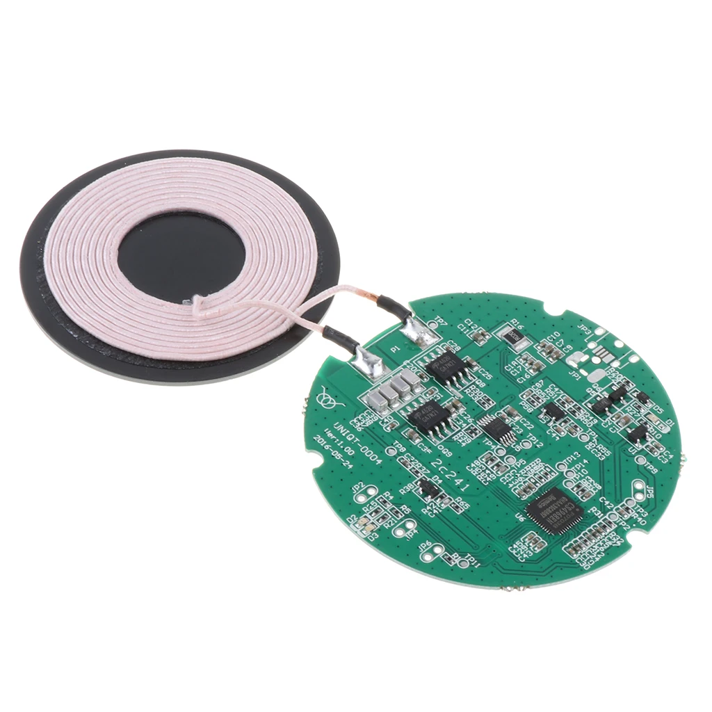 5W Wireless Charger PCBA Circuit Boards Coil Wireless Charging Pad DIY