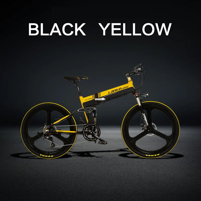 Two Wheel Electric Scooter Electric Bicycle 26 Inch 240W 48V Folding Electric Mountain Electric Bike With Removable Battery