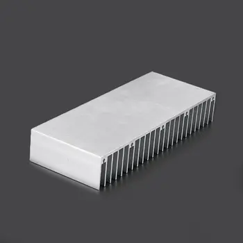 

DIY Electronic Cooling StripThermal Block Extruded Aluminum Heatsink For High Power LED IC Chip Cooler Radiator Heat Sink F1FC