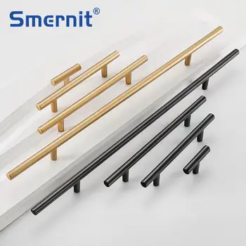

Black Gold Knobs and Door Handles Kitchen Cabinet Furniture Handles Modern Aluminium Alloy Cupboard Handle Drawer Pulls Hardware