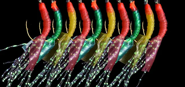 Pack De 5 Leurres De Pêche En Eau Salée Sabiki Rig - 6 Crochets