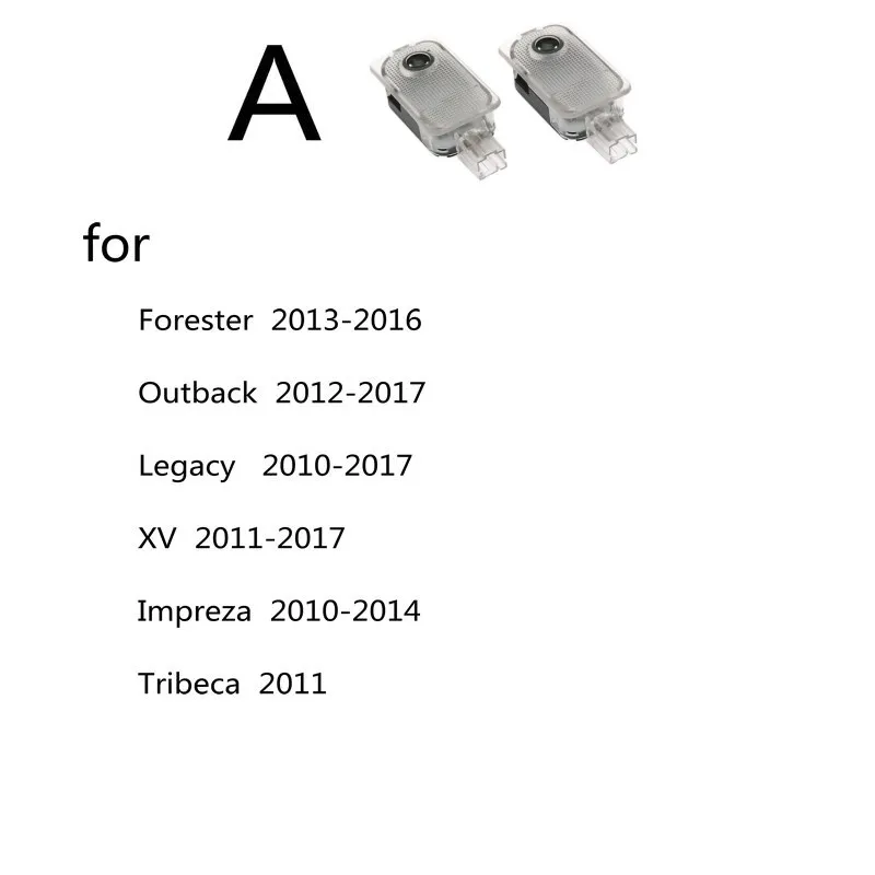 2X Car led Door logo Laser Light Projector Ghost Shadow Welcome Light for SUBARU Forester Outback legacy Impreza XV Tribeca BRZ 2X Car led Door logo Laser Light Projector Ghost Shadow Welcome Light for SUBARU Forester Outback legacy Impreza XV Tribeca BRZ