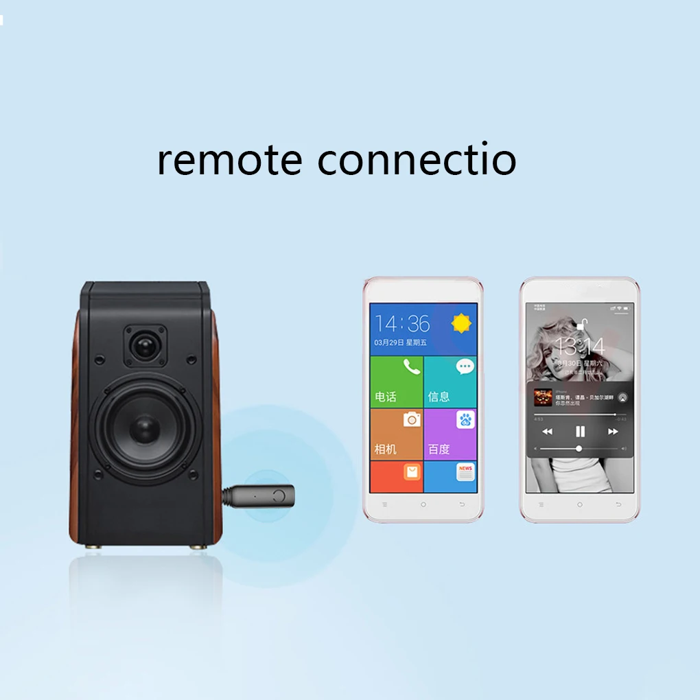 Bluetooth 5 0 Adapter Car Kit Universal 3 5mm Jack Hands free Audio Music Receiver Adapter Auto AUX Kit for Speaker Headphone