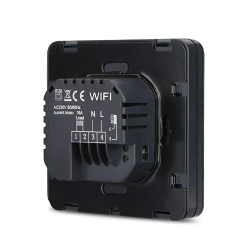 

WiFi Programmable Thermostat Echo Alexa Voice Control Electric Floor Heating Room Temperature Control 16A 100-240V