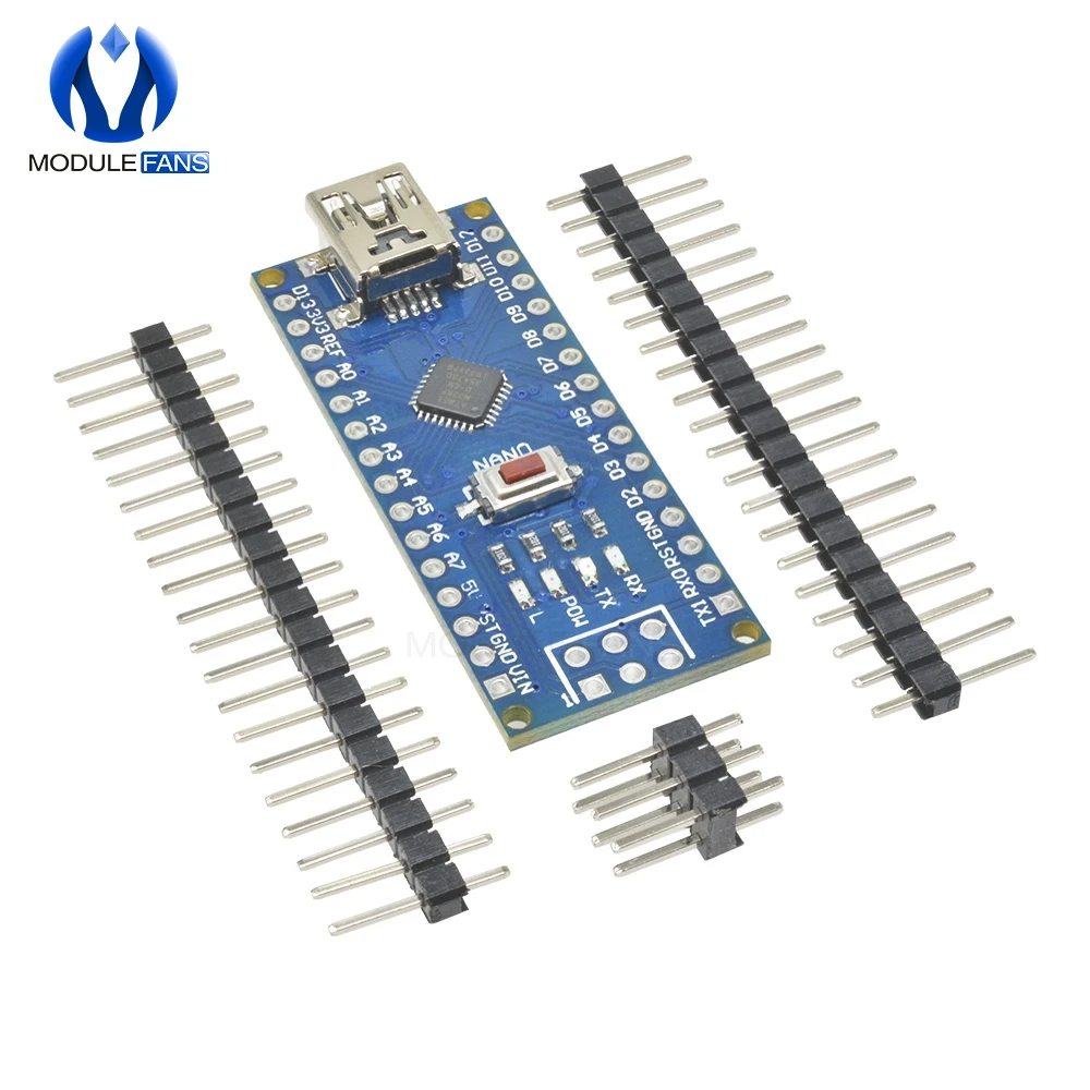 5 шт. CH340 ATmega328P плата контроллера совместима с Arduino Nano USB драйвер V3.0 ATmega328 Замена