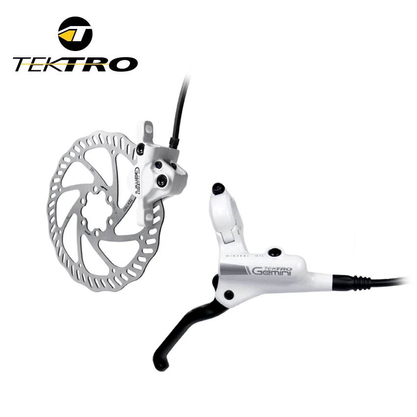 TEKTRO HDM500 800/1500mm MTB White Hydraulic Disc Brake Set Clamp MTB