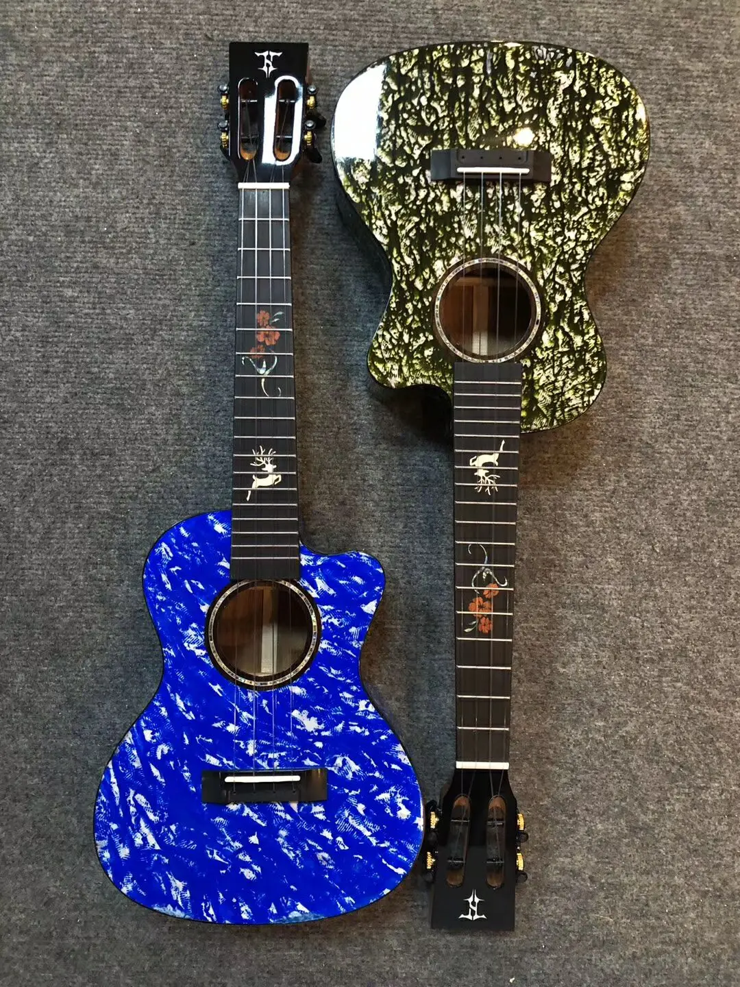 26 дюймов персик core Гавайская гитара все одинарный синий
