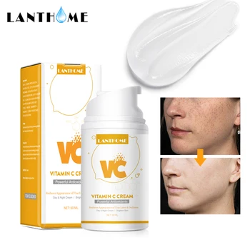 

Vitamin C Face Cream Moisturizing Nourishing Repair Skin Whitening Improve Fine Lines Cream Korean Cosmetics Skin Care TSLM1