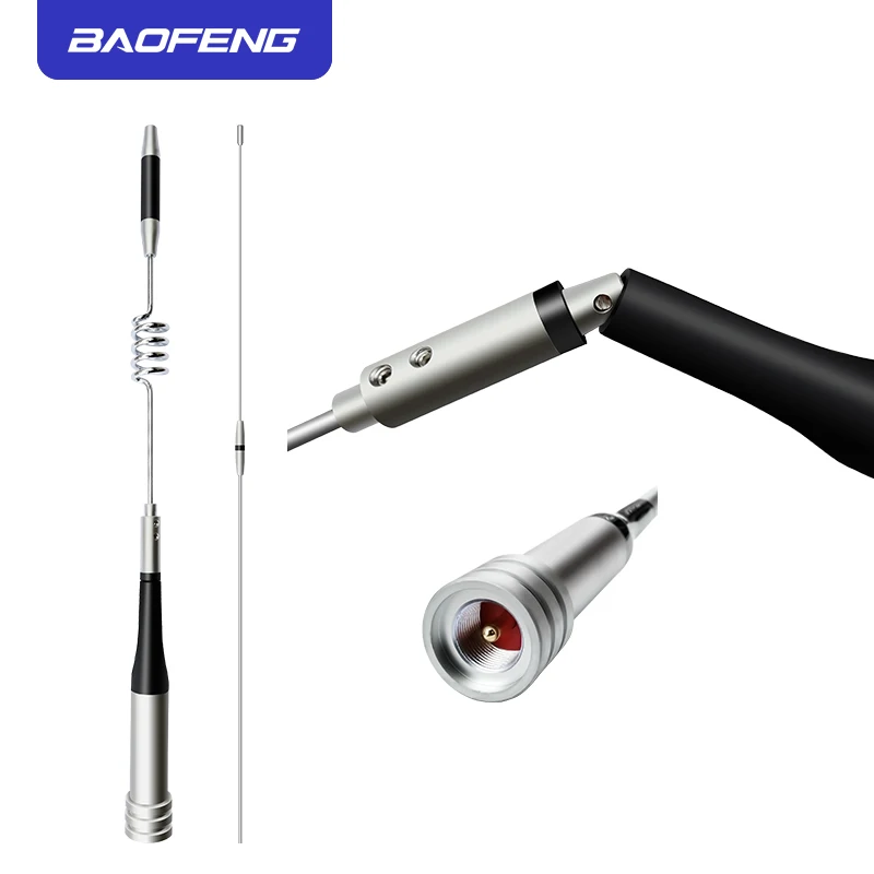 

Baofeng SG7200 Mobile Antenna UHF/VHF Dual Band SG-7200+ Black Car Clip Mount Kit RB-66 + 5M Cable For Mobile Car Radio