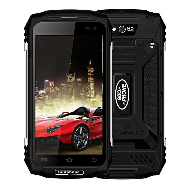 Guophone X2 5," 5500 мАч MTK6737 четырехъядерный процессор 2 Гб ОЗУ 16 Гб ПЗУ Android 6,0 gps 8MP 3g WCDMA LTE водонепроницаемый смартфон Rover X2 - Цвет: Черный