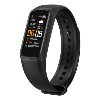 

Bakeey C7 Blood Pressure and Oxygen Monitor Wristband Visible Message App Remind Weather Display Heart Rate Sensor Wristband