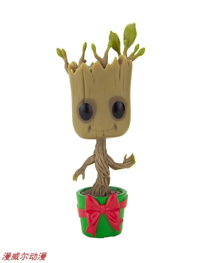 

Pop101 # Potted Plant Shuren Groot Holiday Version Rotating Shuren Decoration