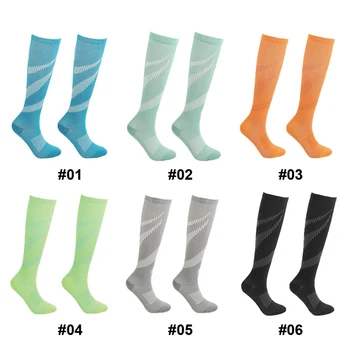 

Unsex Compression Socks Casual Knee High Long Printed Fashion Simple Polyester Nylon Hosiery Footwear Accessories K Soft