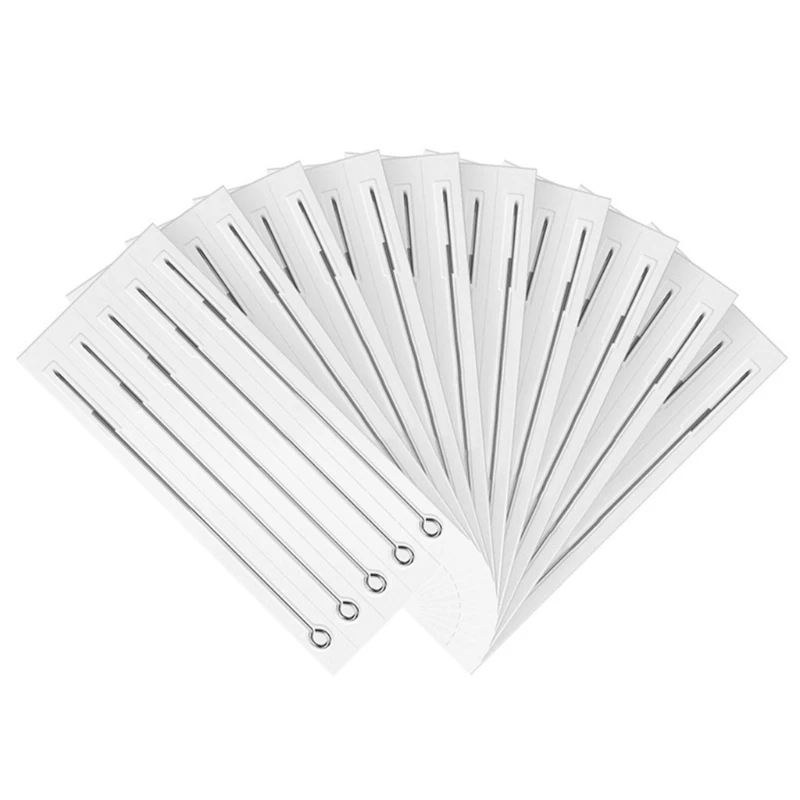 

50PCS Tattoo Needles Set M1/RL/RS Disposable Sterilized Round Liners 667D