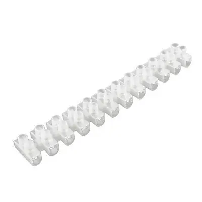 

Dual Row 12 Position 12P Screw Barrier Terminal Strip 380V 30A