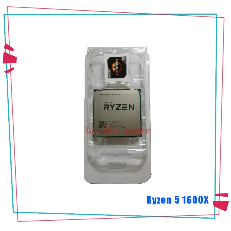 Процессор AMD Ryzen 5 1600X R5 1600X3,6 ГГц шестиядерный процессор с 12 резьбой 95 Вт L3 = 16 м YD160XBCM6IAE разъем AM4